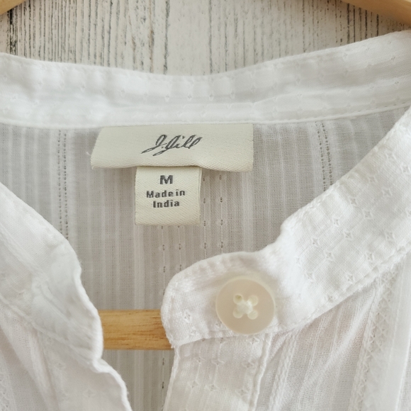 J.Jill Top Pintucked Cotton Tunic - Picture 10 of 10